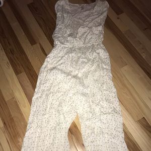 Billabong flowered jumpsuit